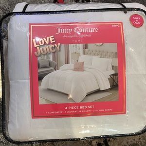 King size juicy couture comforter set